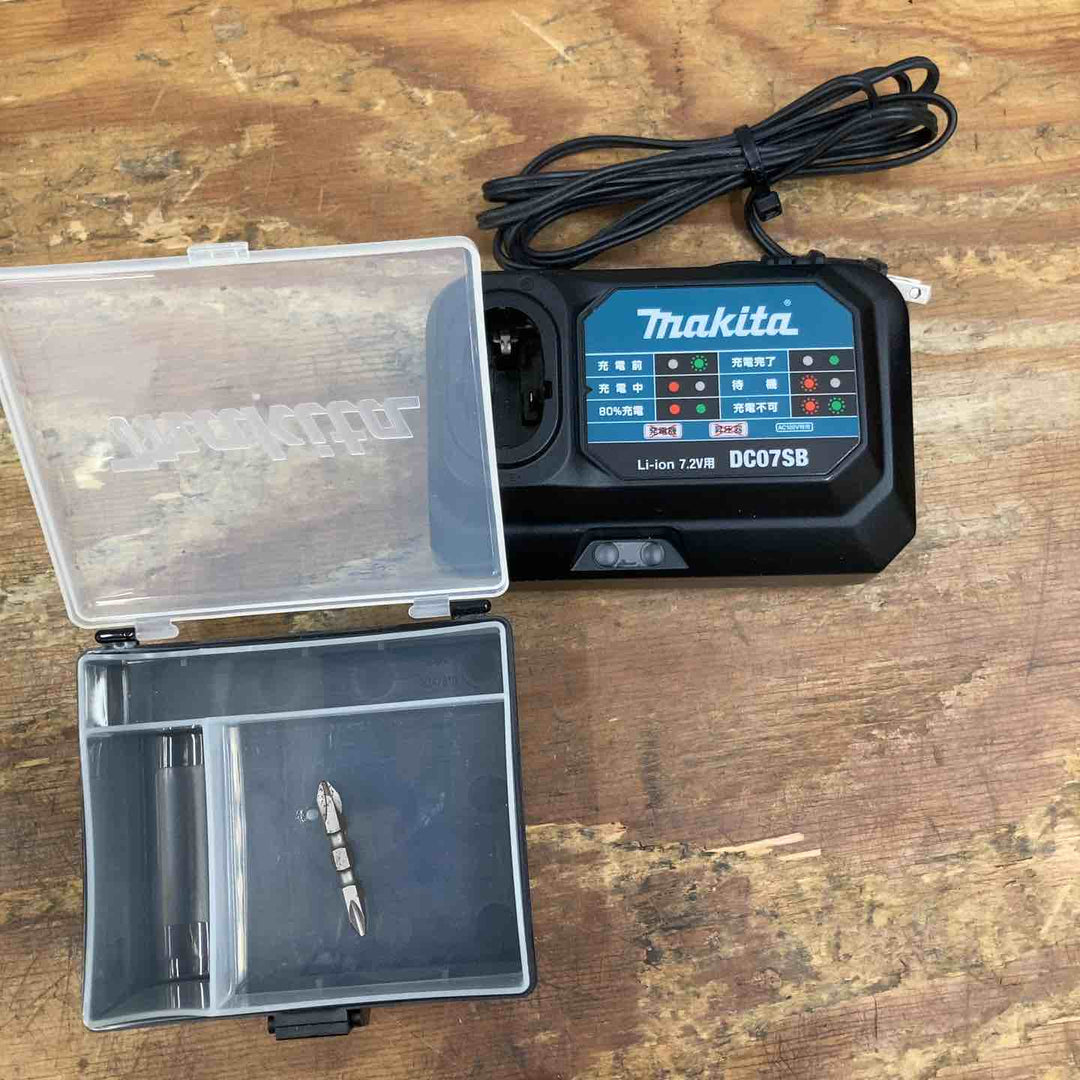 【中古品】★マキタ(makita) コードレスペンインパクトドライバー TD022DSHXB 差込式 7.2V 25N・m セット【柏店】