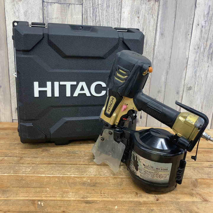【タイムセール】 【中古品】 ハイコーキ(HIKOKI ※旧:日立工機) 高圧エア釘打ち機 NV90HR(N) 動作良好 【東大和店】