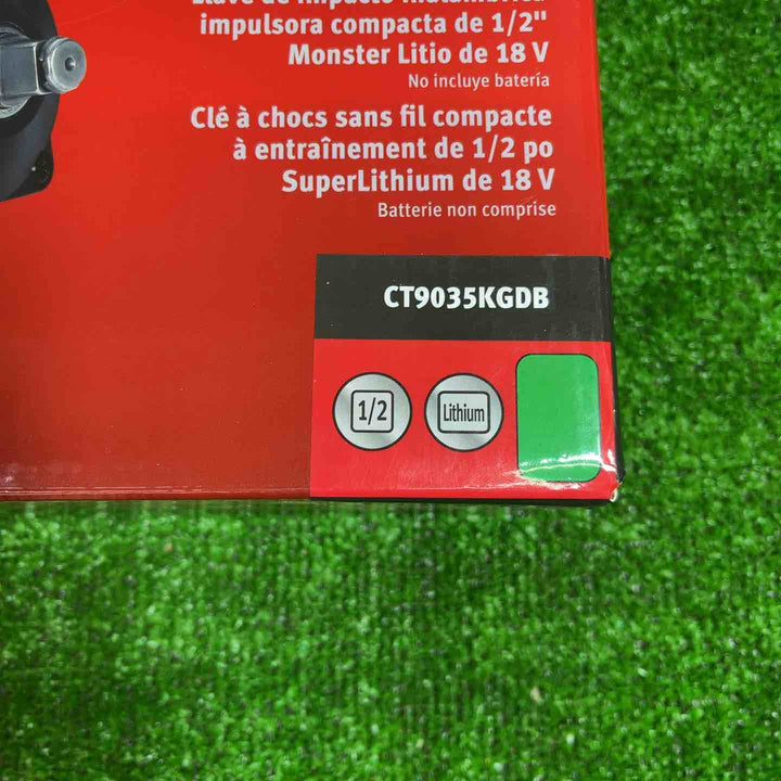 スナップオン/Snap-on 1/2sq コードレスインパクトレンチ CT9035KGDB グリーン 本体のみ【桶川店】