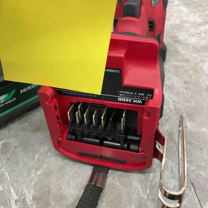 ★ハイコーキ(HIKOKI ※旧:日立工機) コードレスインパクトドライバ スコーピオンレッド WH36DD(2XHRSZ)【八潮店】