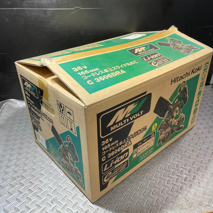 ★ハイコーキ(HIKOKI ※旧:日立工機) コードレス卓上スライド丸のこ C3606DRA(XP)【川口店】