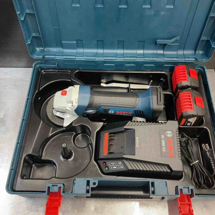 【中古品】 BOSCH(ボッシュ) 18Vバッテリーディスクグラインダー GWS18V-LI フルセット 【東大和店】