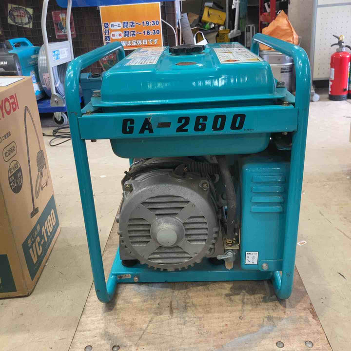 【店頭受取り限定】◇Denyo デンヨー エンジン駆動発電機 デンヨーニューパワー2600 GA-2605【町田店】