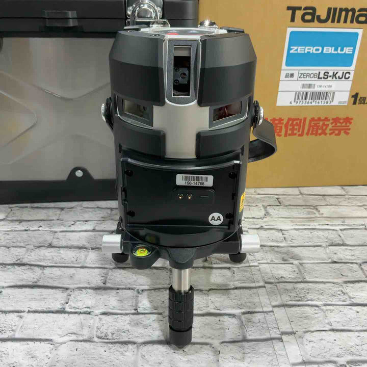 ◇タジマ(Tajima) ナビゼロブルーレーザー墨出し器 電子整準(センサー) 矩十字・横全周 ZEROBLS-KJC【川口店】