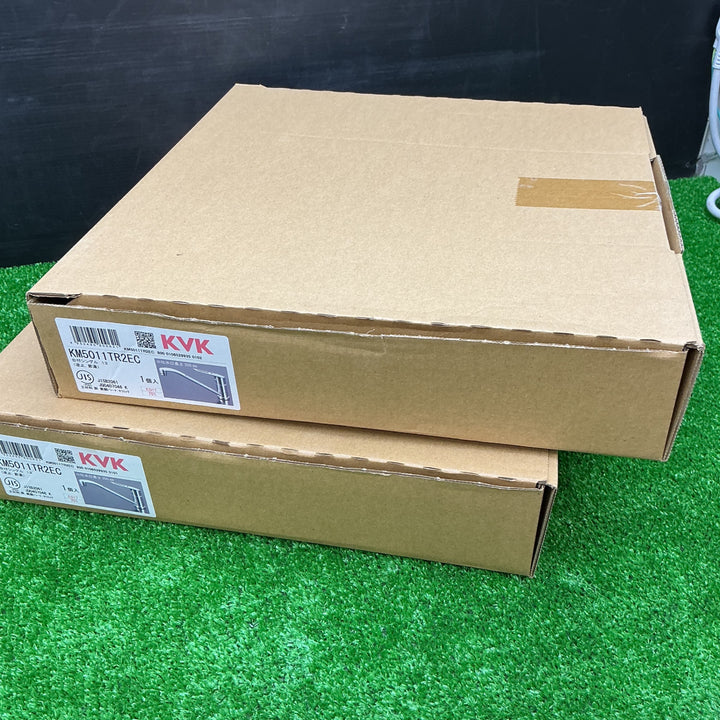 【未使用品】KVK キッチン用 シングルレバー式混合栓 KM5011TR2EC　2点セット【電材館越谷店】