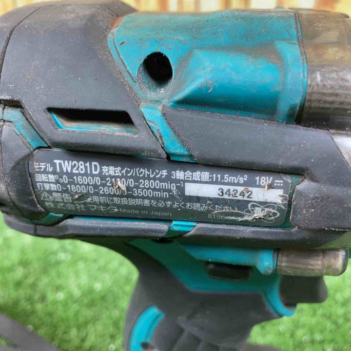 マキタ(makita) コードレスインパクトレンチ TW281DZ【川崎店】