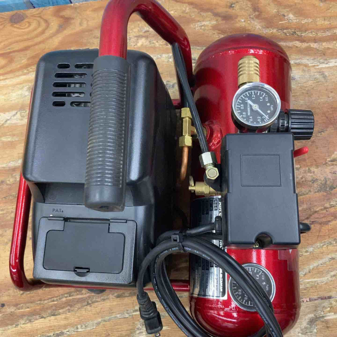 ◇藤原産業 (SK11) オイルレス エアーコンプレッサー SR-045 タンク容量 4L SR-L04SPT-01【柏店】