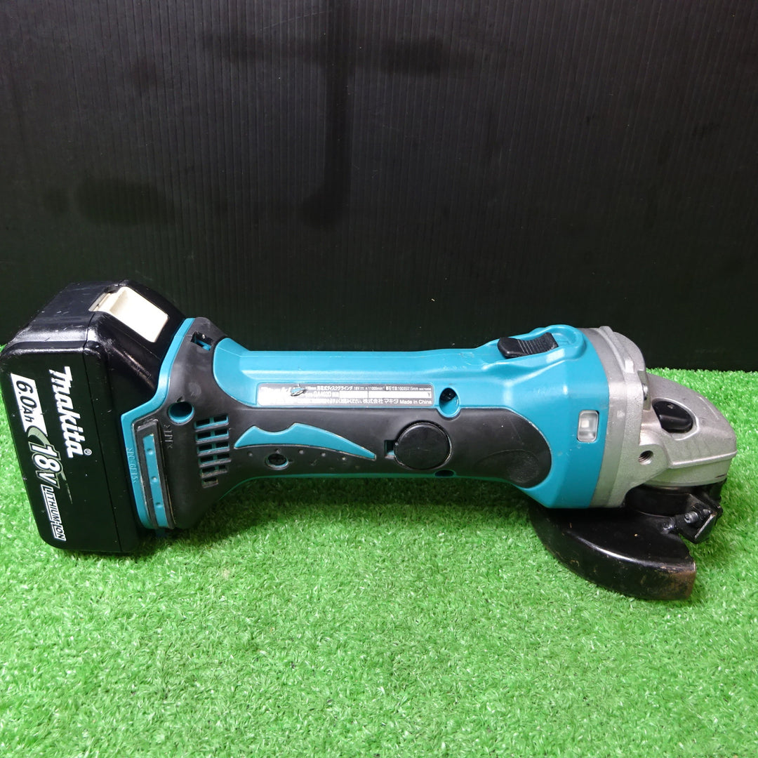 マキタ/makita 100mm コードレスディスクグラインダ GA402DZ 18V6.0Ahバッテリー1個付き【岩槻店】