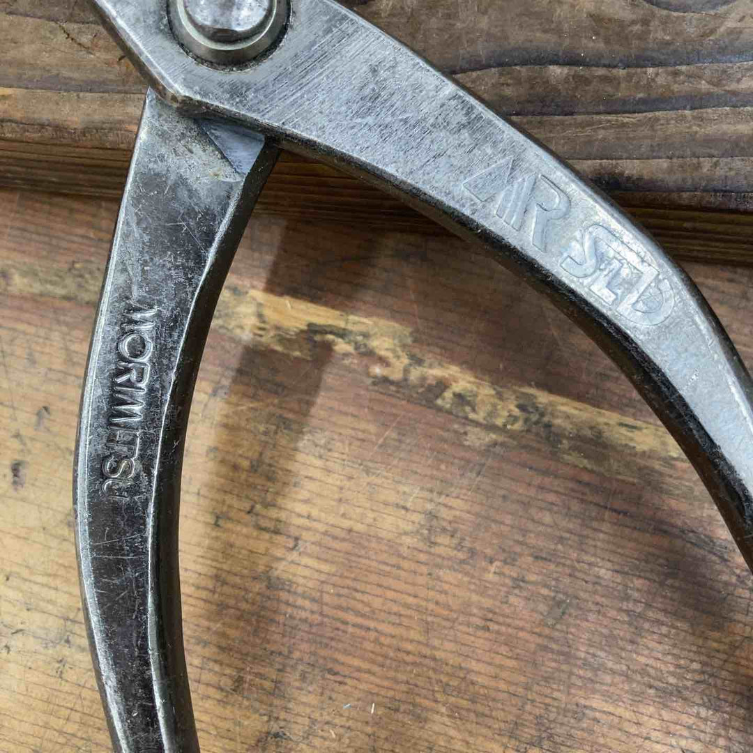 【中古品】盛光 本職板金鋏 丸波切 340mm【柏店】