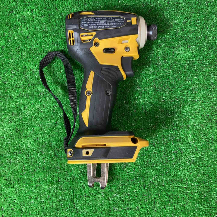 ★マキタ(makita) コードレスインパクトドライバー TD172DGXFY バッテリー1個【岩槻店】