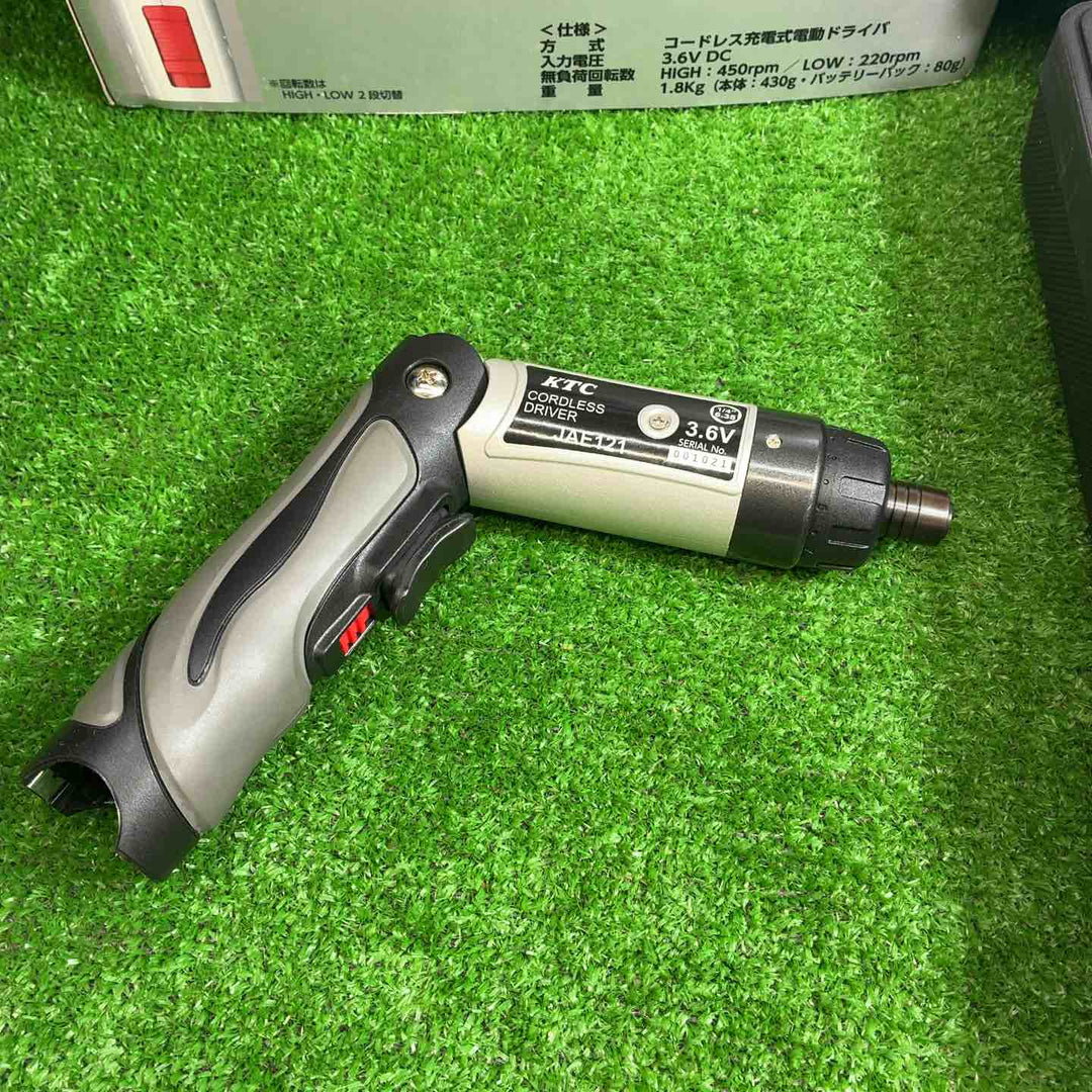 ◇KTC(京都機械工具) 1/4sq.コードレスドライバセット JTAE121【藤沢店】
