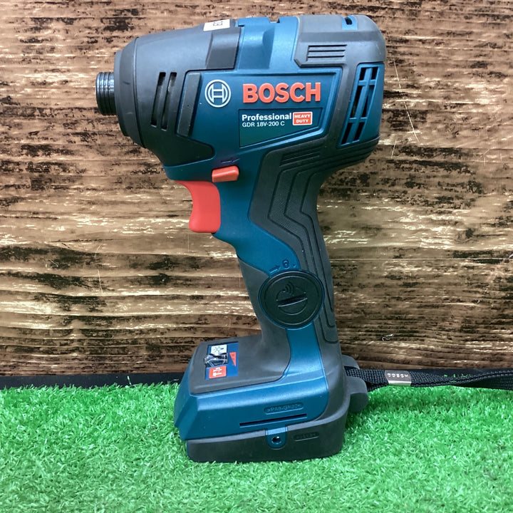 〇ボッシュ(BOSCH) コードレスインパクトドライバー (6.0Ahバッテリー2個・充電器・キャリングケース付) GDR18V-200C6【川越店】