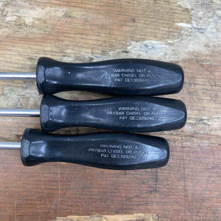 【中古品】▲スナップオン(Snap-on) マイナスドライバー SSD146 3本セット【柏店】