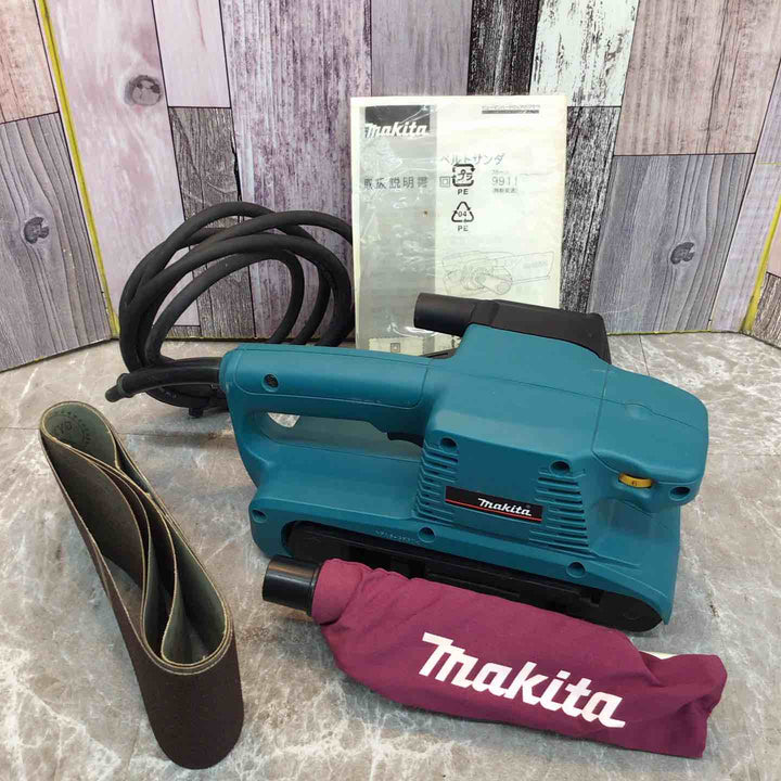 ◇マキタ(makita) ベルトサンダ 吸塵装置式 76mm 9911【八潮店】