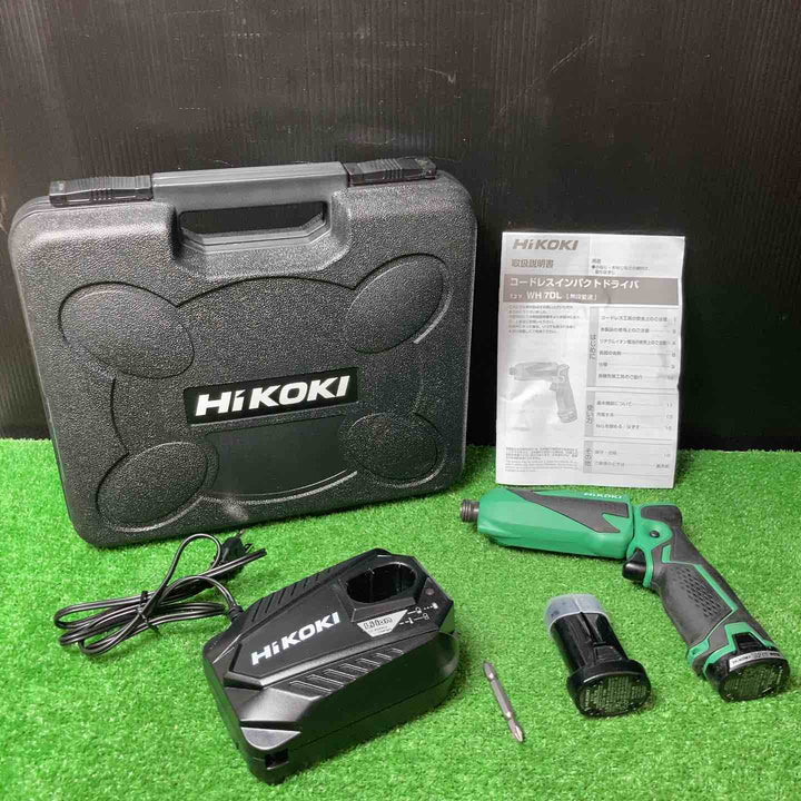 ◇ハイコーキ(HIKOKI ※旧:日立工機) 7.2V コードレスペンインパクトドライバー WH7DL(2LCSK)【岩槻店】