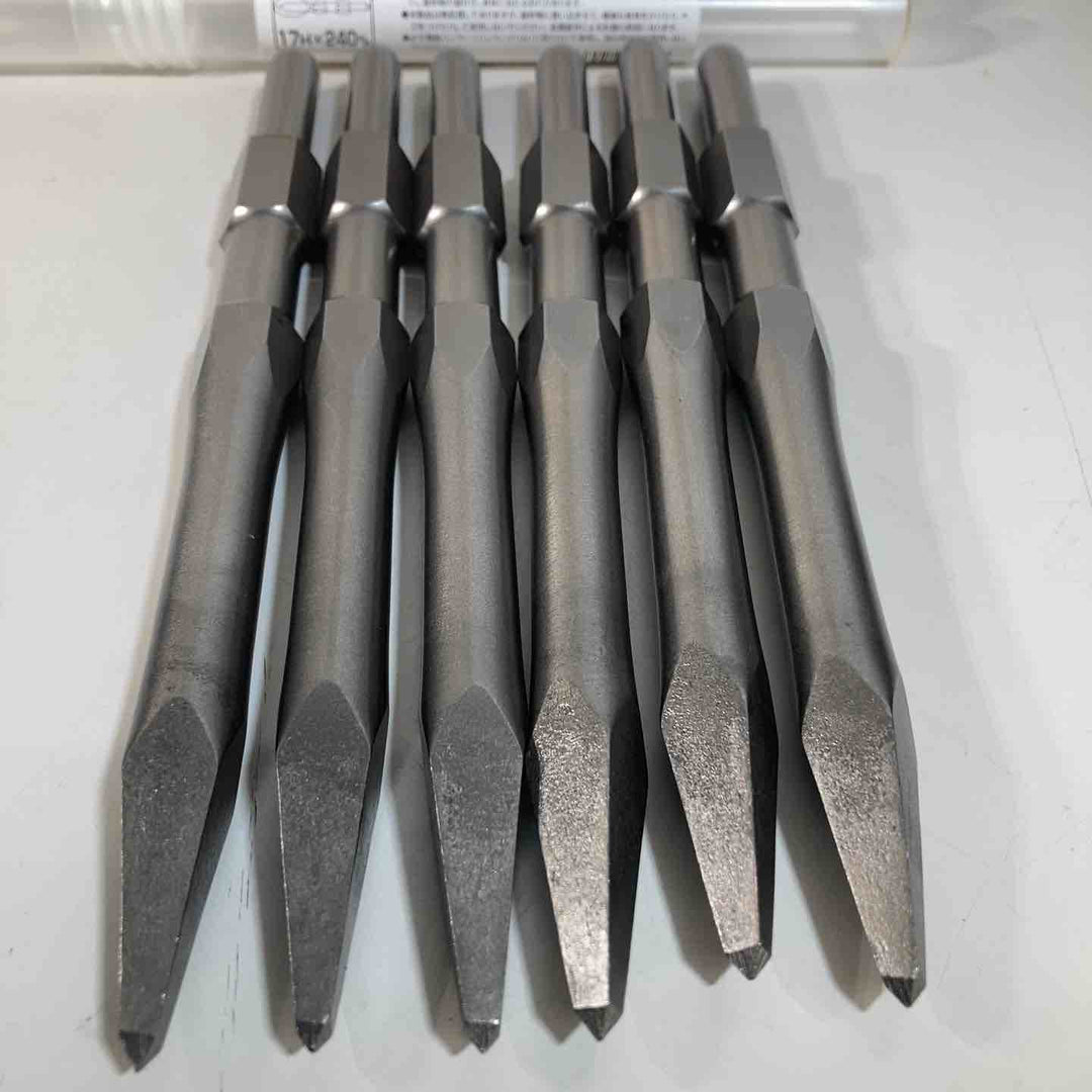 ▼MKショットブル 17H×240mm 清水製作所 ラクダ 20005 6本セット ② ブルポイント はつり【戸田店】