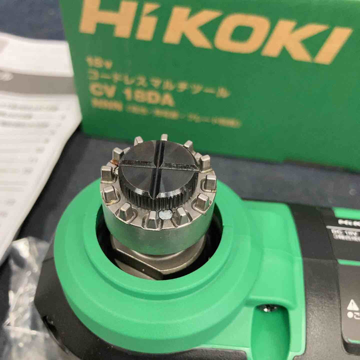 ★ハイコーキ(HIKOKI ※旧:日立工機) コードレスマルチツール CV18DA(NNN)(本体のみ) 36V 箱つき【八潮店】
