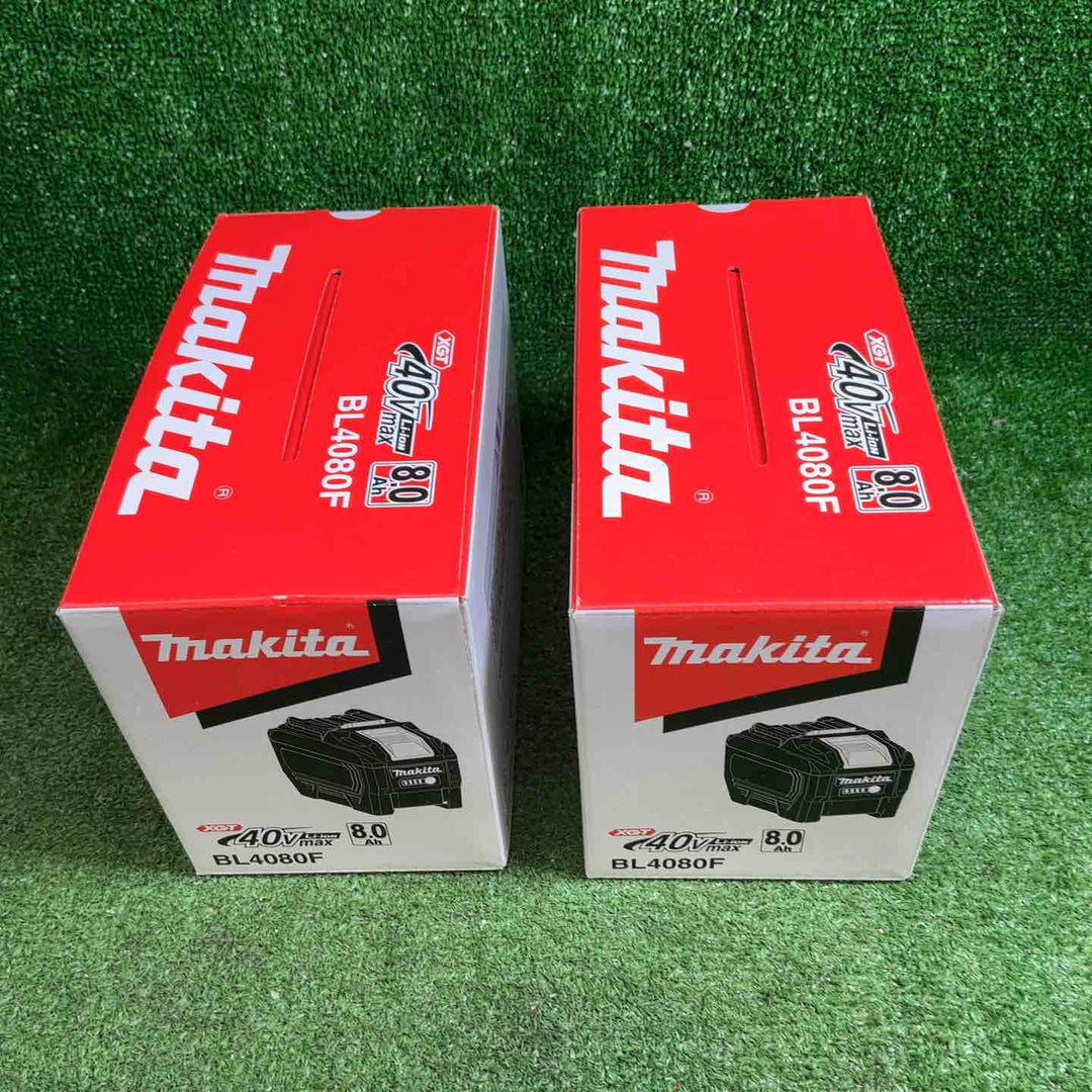 【未使用品】 マキタ(makita) リチウムイオンバッテリー 40Vmax/8.0Ah BL4080F 2個セット【藤沢店】