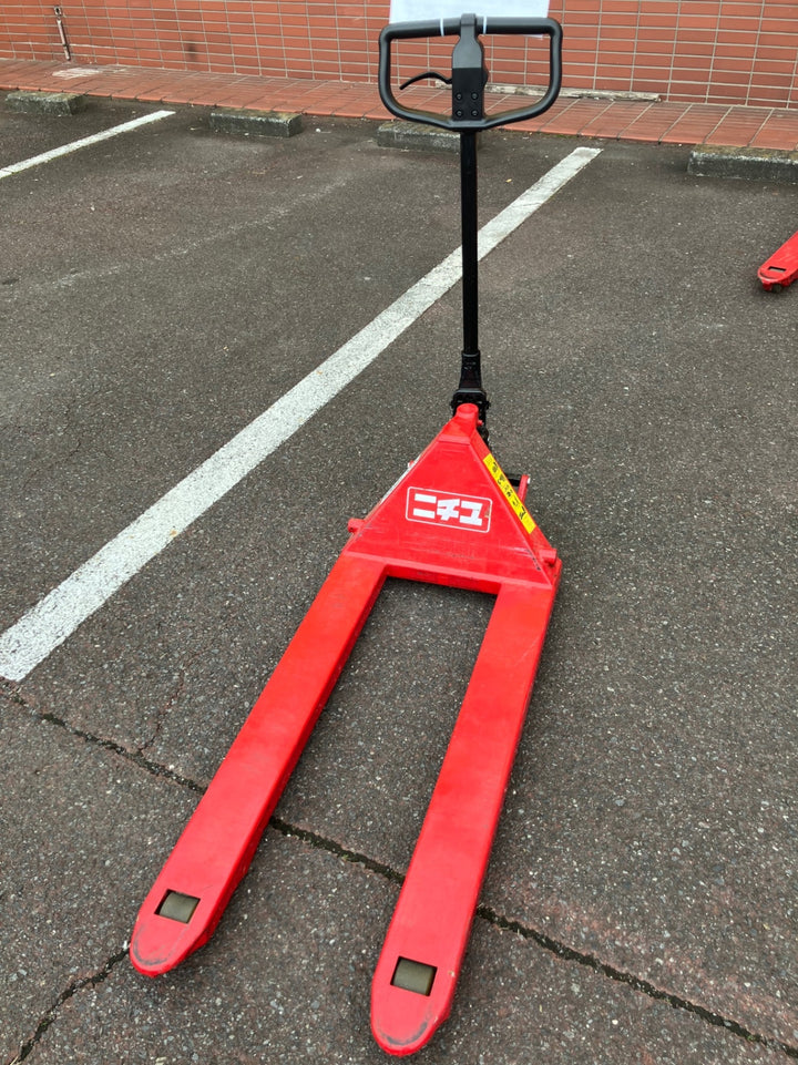 【店頭受取り限定】ニチユ パレットトラック ハンドリフト PT10S-18-100 荷重1000kg パレットリフト・運搬【川口店】