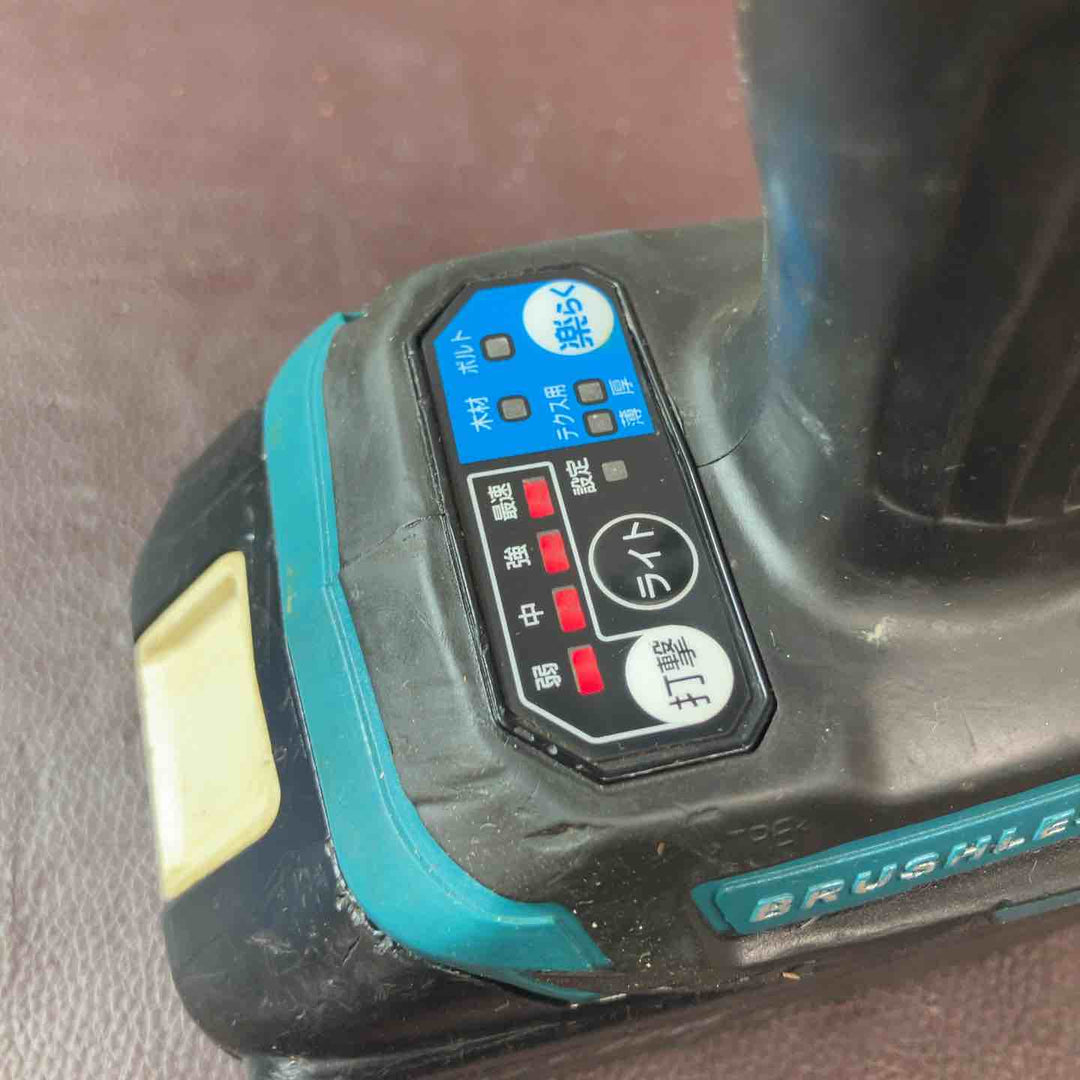 【中古品】 マキタ(makita) コードレスインパクトドライバー TD171DZ おまけバッテリー18V/6.0Ah 1個付  【東大和店】