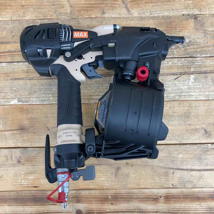 【限定色】 【中古品】 マックス(MAX) 高圧エア釘打ち機 HN-65N4(D)_サンドベージュ エア工具 大工 屋根 木材 【東大和店】