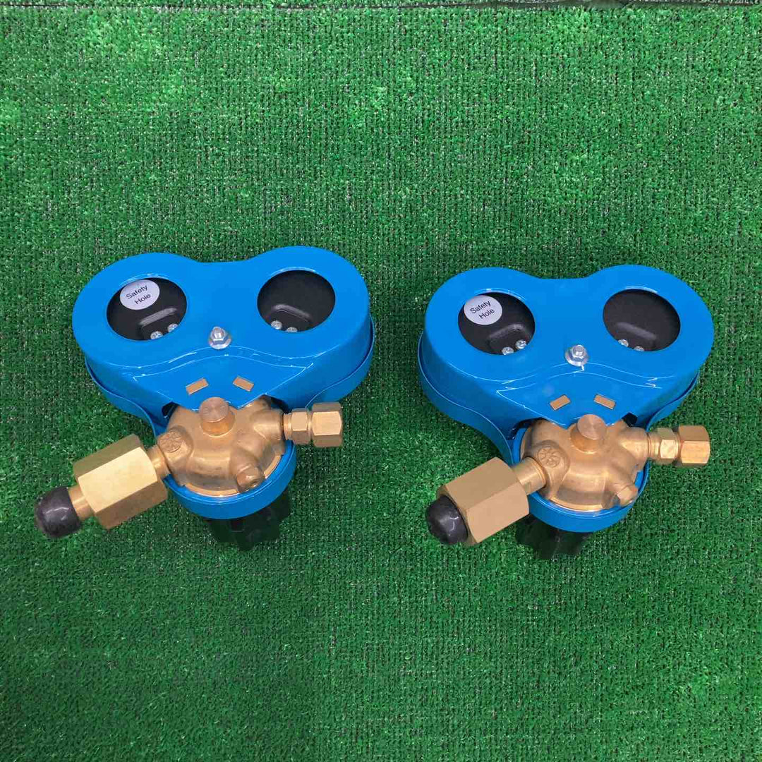 小池酸素 溶断器用圧力調整器 セーフティゴールド 酸素用・アセチレン用 計4点+阪口製作所 酸素調整器 S-3K 関東式 2点 計6点セット【桶川店】