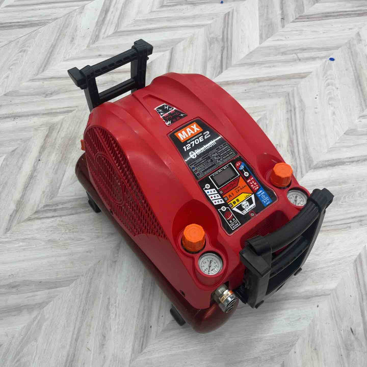 ★マックス(MAX) エアコンプレッサー AK-HH1270E2_レッド【越谷店】