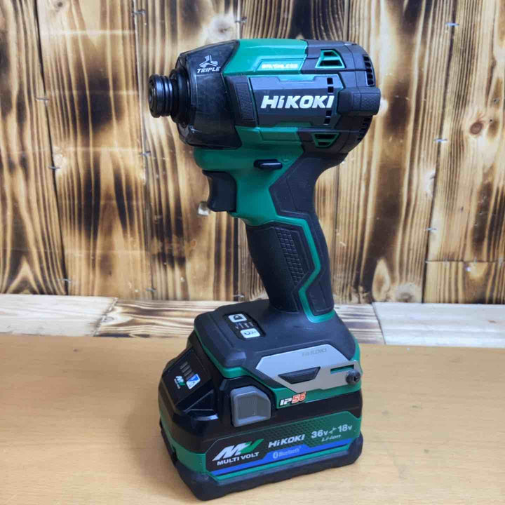 ★ハイコーキ(HIKOKI ※旧:日立工機) コードレスインパクトドライバ アグレッシブグリーン WH36DD(2XHLSZ)【越谷店】
