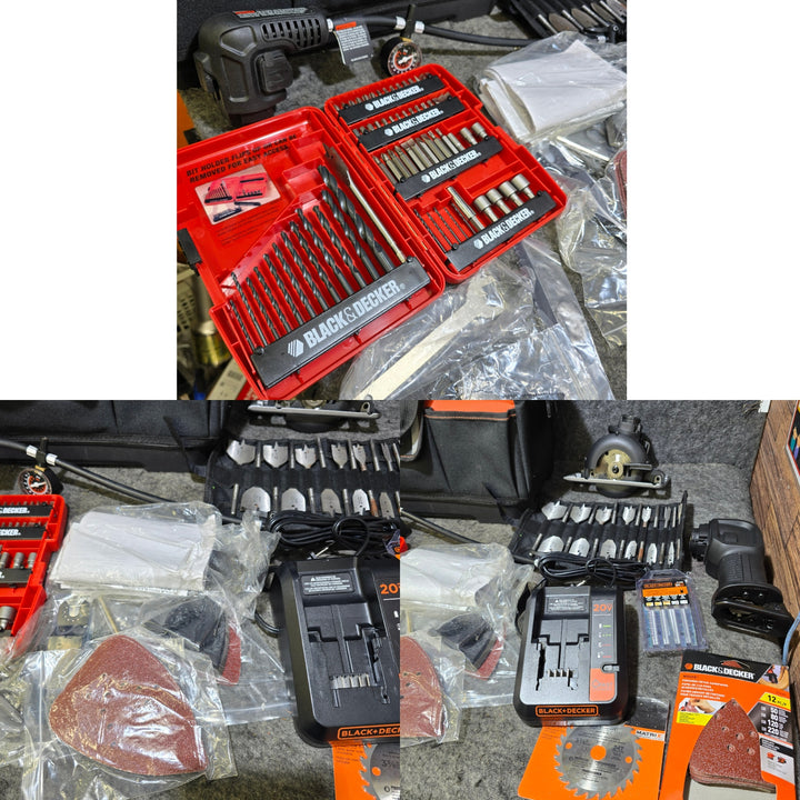 【美品※付属のバッテリは使用不可※】BLACK＆DECKER(ブラックアンドデッカー) ケース・工具コンボキッド BDCDMT1206KITC+その他【桶川店】
