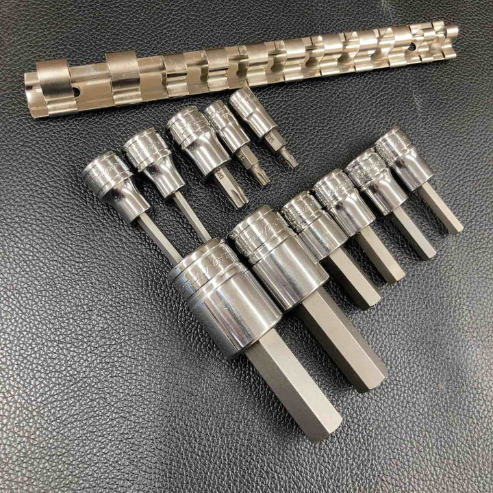 スナップオン/Snap-on ヘックスソケット SA18E、16、FA12、10、8、7、6、5、FTX40T、TTX25E、15 11点【八潮店】