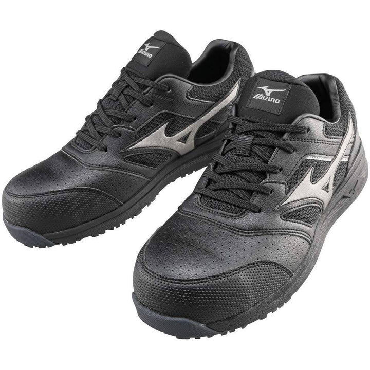 [ミズノ] ワークシューズ オールマイティ 軽量 LSII 11L JSAA・普通作業用(A種) ブラック×ダークシルバー 28.0 cm【越谷店】