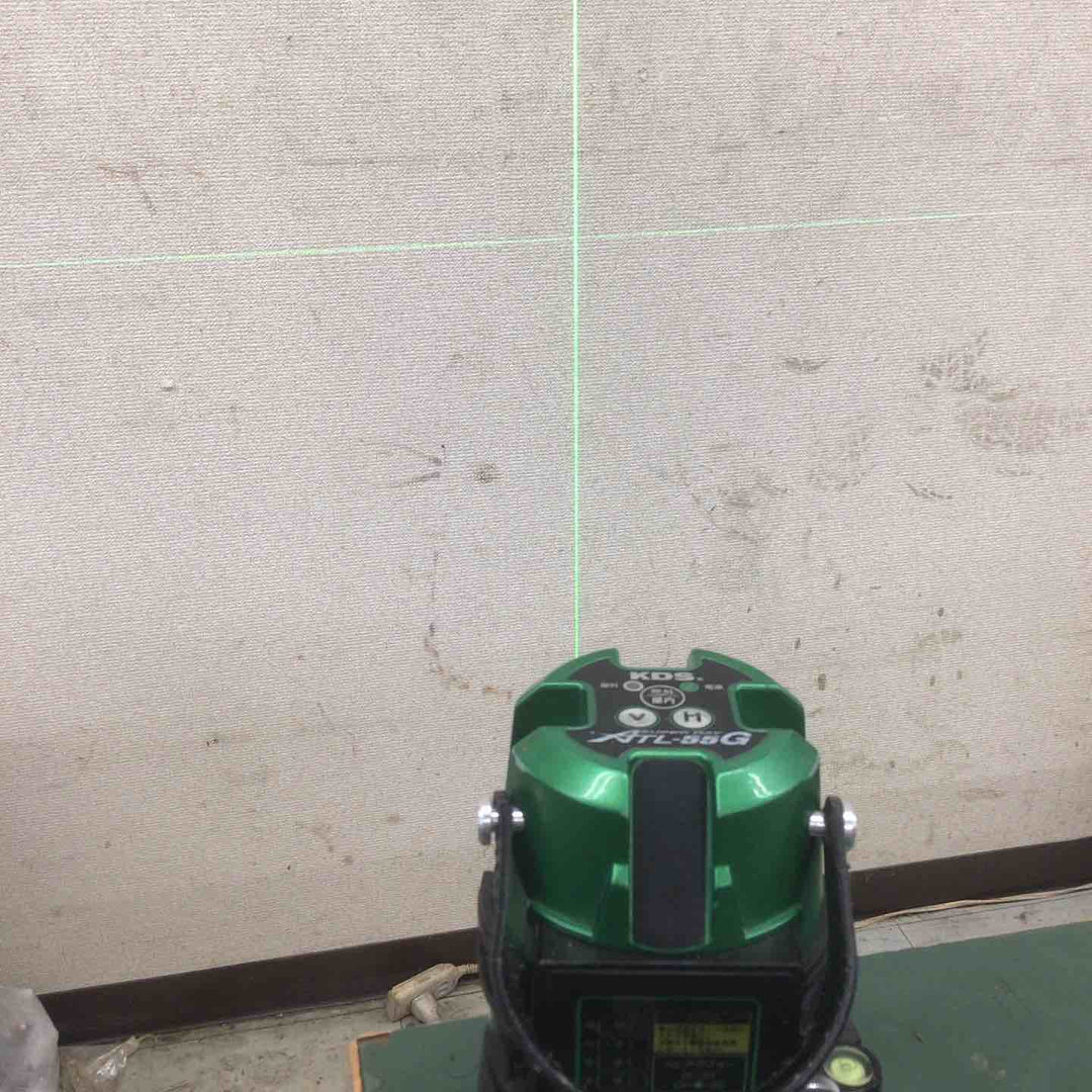 【現状品】 KDS グリーンレーザー墨出し器 ATL-55G 矩・横・両縦 【鴻巣店】