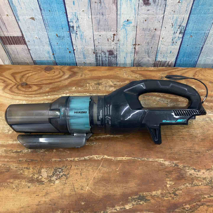 ◇HiKOKI(ハイコーキ) 36V 2段サイクロン式 コードレス クリーナー R36DB(SC)(NNAB)　本体のみ限定色カーボングレー＆アクアブルー【柏店】
