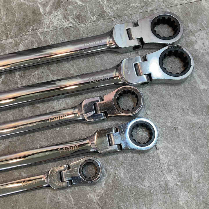 ブルーポイント フレックス ラチェットレンチ ロング 5本組【八潮店】