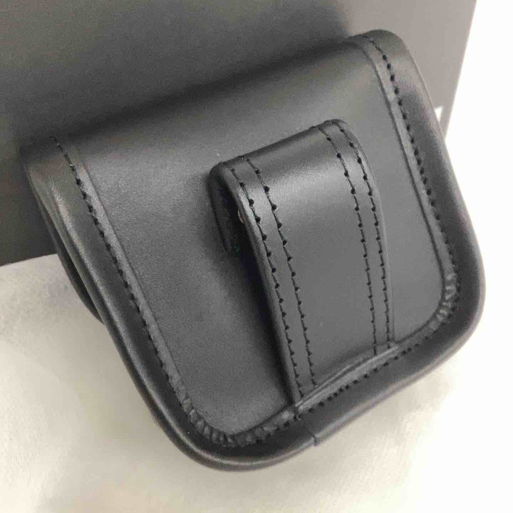 ◇ ニックス ブラック ヌメ革小物ポーチ KBS-100BOX【狭山】