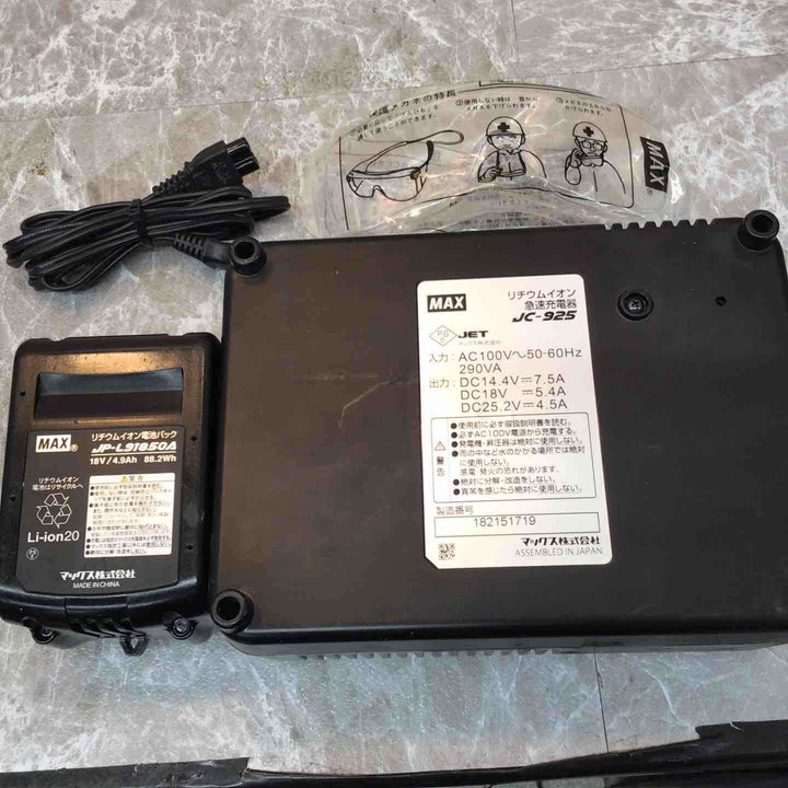 ★マックス(MAX) コードレスタッカ TJ-25/4J-BC/1850A【八潮店】