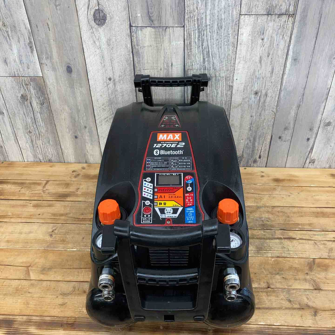 マックス(MAX) エアコンプレッサー AK-HH1270E2_ブラック　【東大和店】