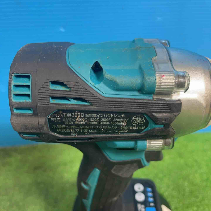 ★マキタ(makita) コードレスインパクトレンチ TW300DRGX バッテリー使用頻度低(充電0回・7回)【岩槻店】