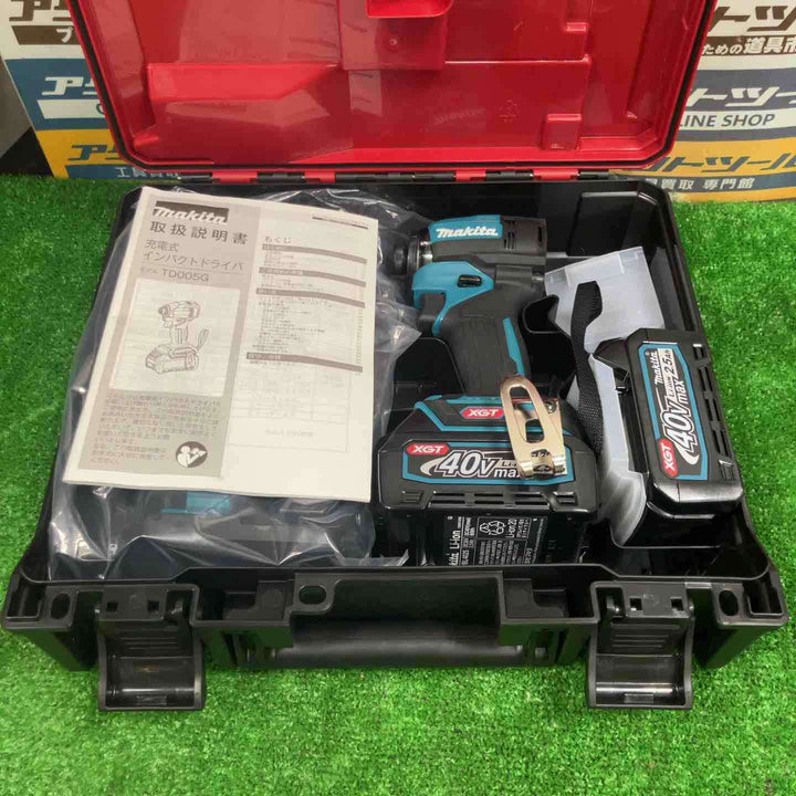 ★マキタ(makita) 40Vmaxコードレスインパクトドライバー TD005GRDX【草加店】