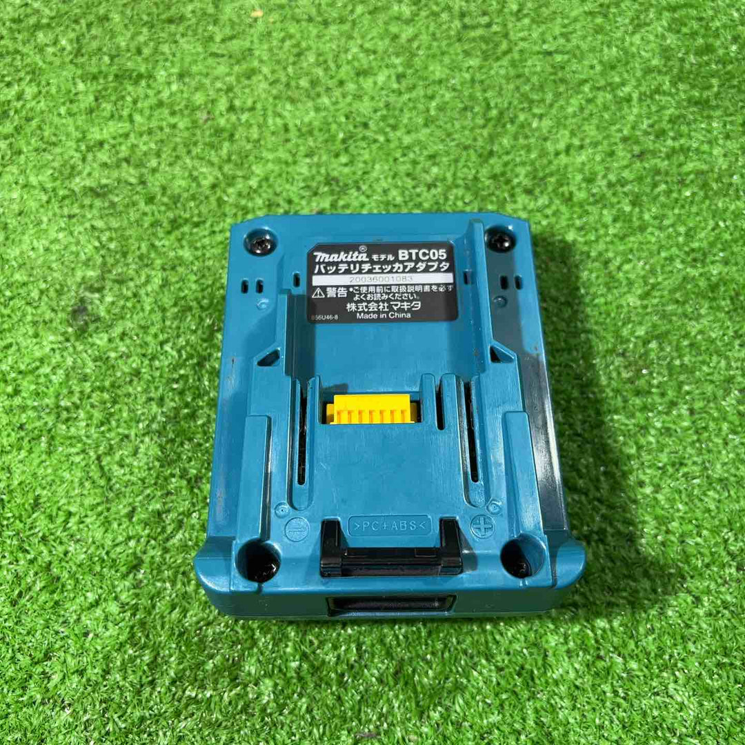★マキタ(makita) バッテリーチェッカー BTC04 40V変換アダプタBTC05付き【川口店】