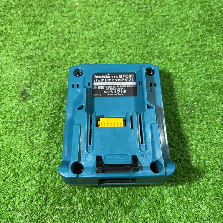 ★マキタ(makita) バッテリーチェッカー BTC04 40V変換アダプタBTC05付き【川口店】