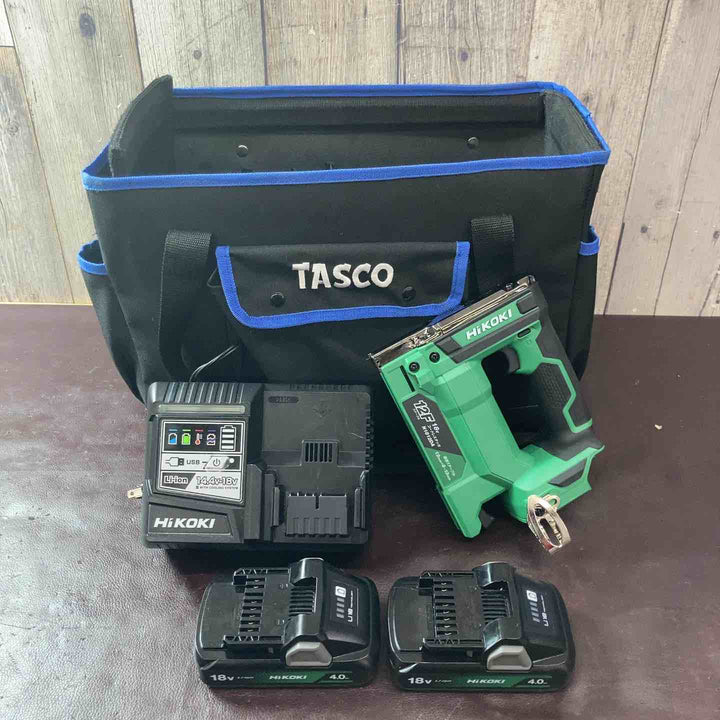 【中古美品】ハイコーキ(HIKOKI ※旧:日立工機) コードレスタッカ N1812DA 18V4.0Ah2個付き【東大和店】