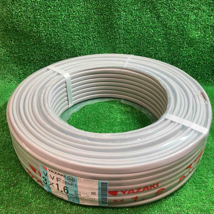 【未使用】矢崎 YAZAKI VVFケーブル 3芯1.6mm 100m【川越店】
