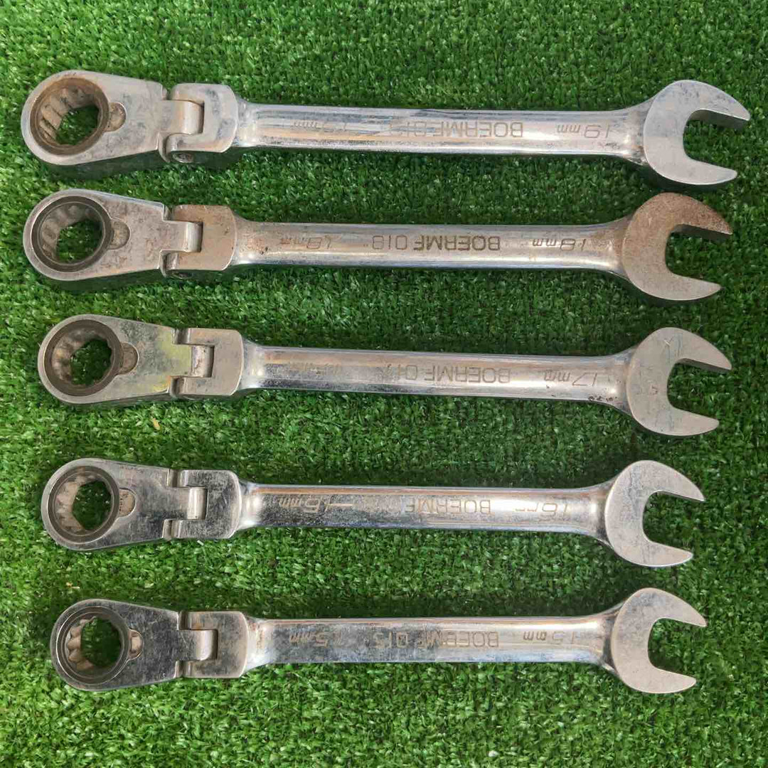 Blue-point BOERMF 首振りラチェット9本セット 11mm～19mm【草加店】