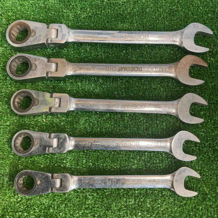 Blue-point BOERMF 首振りラチェット9本セット 11mm～19mm【草加店】