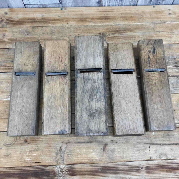 【中古品】 秀童・秀正・長光・千代・富鶴 鉋5点セット  鉋 かんな カンナ 和工具 大工道具 鑿 のみ 鋸 のこ 【東大和店】