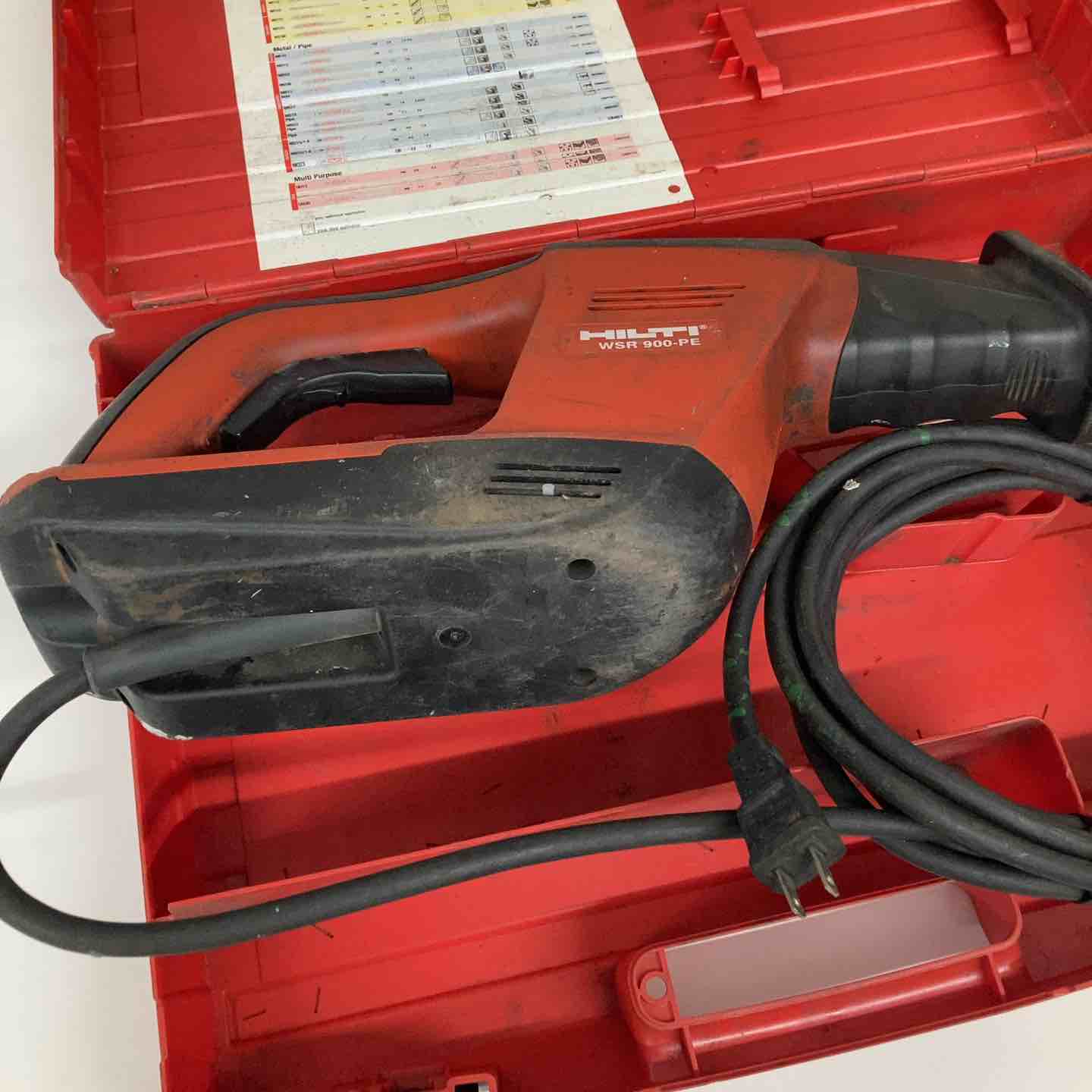 ヒルティ WSR900-PE セーバーソー【リライズ野田愛宕店】【店頭取引限定】【中古】管理番号：ITACLPIGDO54 ◇ヒルティ(HILTI) セーバソー(レシプロソー) WSR900-PE【戸田店