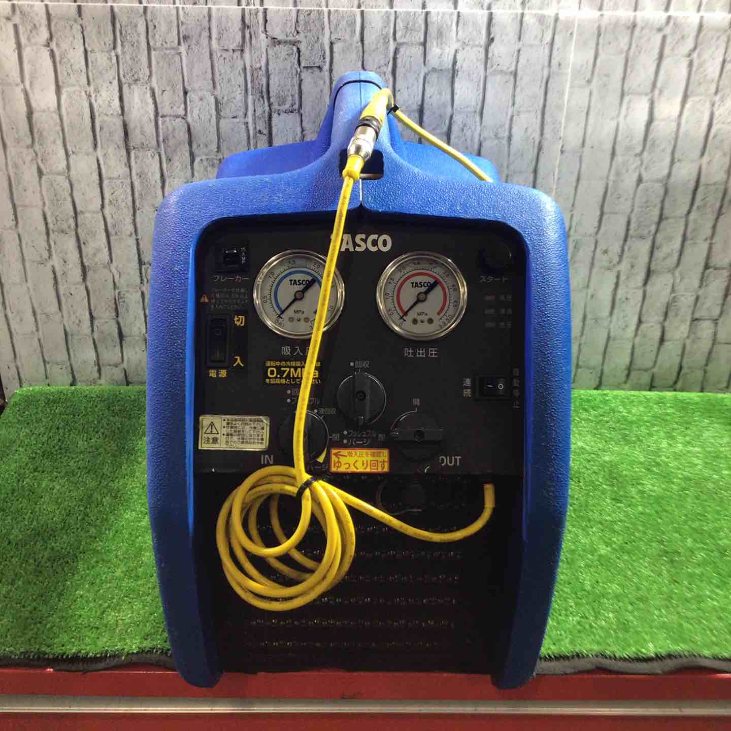 フロンガス回収機 タスコ タスコ 冷媒回収機 フルオロカーボン回収装置