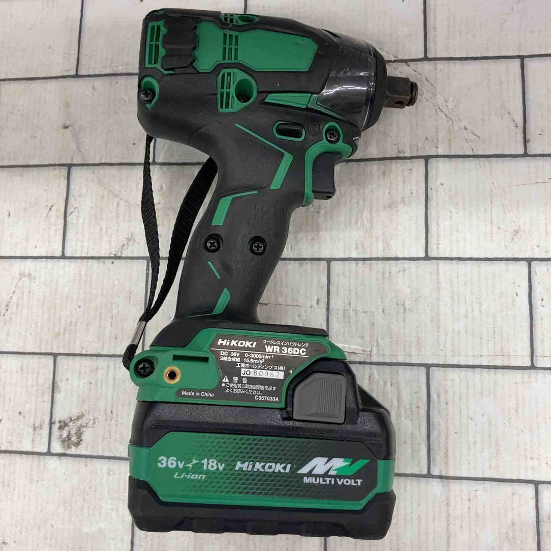 ★ハイコーキ(HIKOKI ※旧:日立工機) コードレスインパクトレンチ WR36DC(NN)【所沢店】
