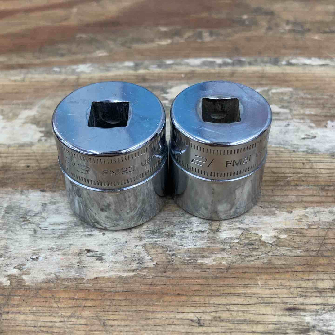 【中古品】▲スナップオン(Snap-on) ソケット  FM23, FM21, FM20, FM19, FM18, FM17, FM16, FM14 計8個【柏店】
